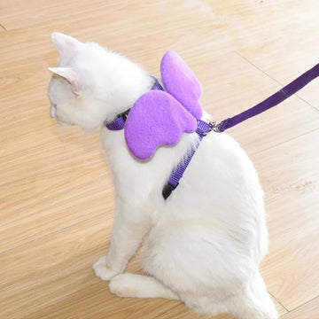 Angel Wing Pet Harness & Leash – Cute & Comfy
