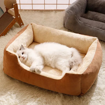 Cozy Pet Bed for Cats & Small Dogs
