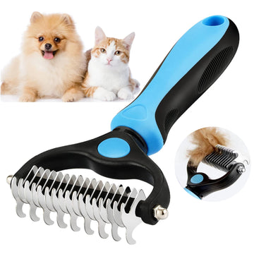 Professional Pet Deshedding Brush & Fur Remover