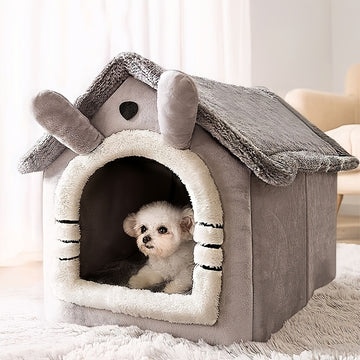 Cozy Detachable Washable Pet House Bed